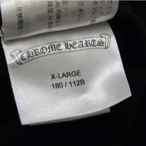 Chrome Hearts Men's Gradient Logo Long Sleeve T-Shirt Black - Picture 5 of 7